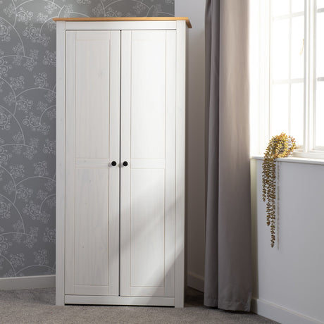 Panama 2 Door Double Wardrobe - Seconique
