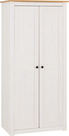 Panama 2 Door Double Wardrobe - Seconique
