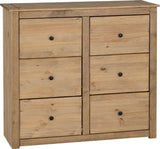 Panama 6 Drawer Chest - Seconique