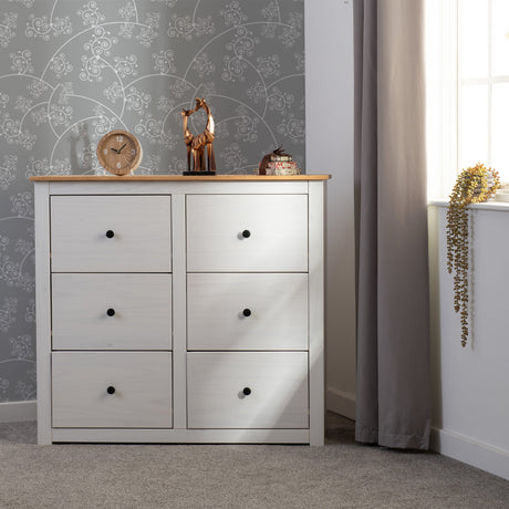 Panama 6 Drawer Chest - Seconique
