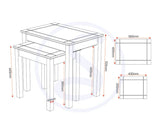 Panama Nest of Two Tables - Seconique