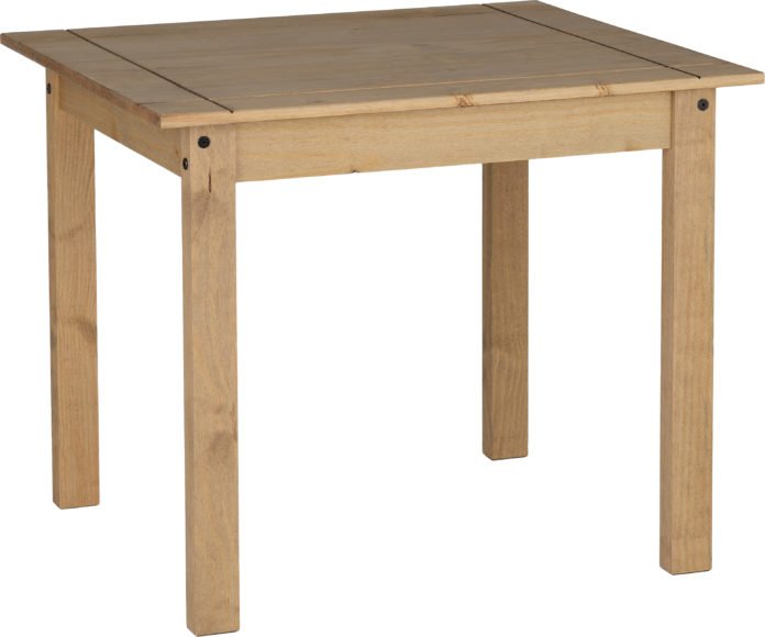 Panama Waxed Pine Dining Table Set with 4 Chairs - Seconique