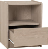 Paris 1 Drawer Bedside - Seconique