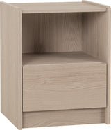 Paris 1 Drawer Bedside - Seconique