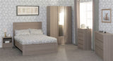 Paris 3 Door Mirrored Wardrobe - Seconique