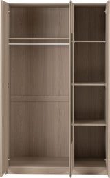 Paris 3 Door Mirrored Wardrobe - Seconique