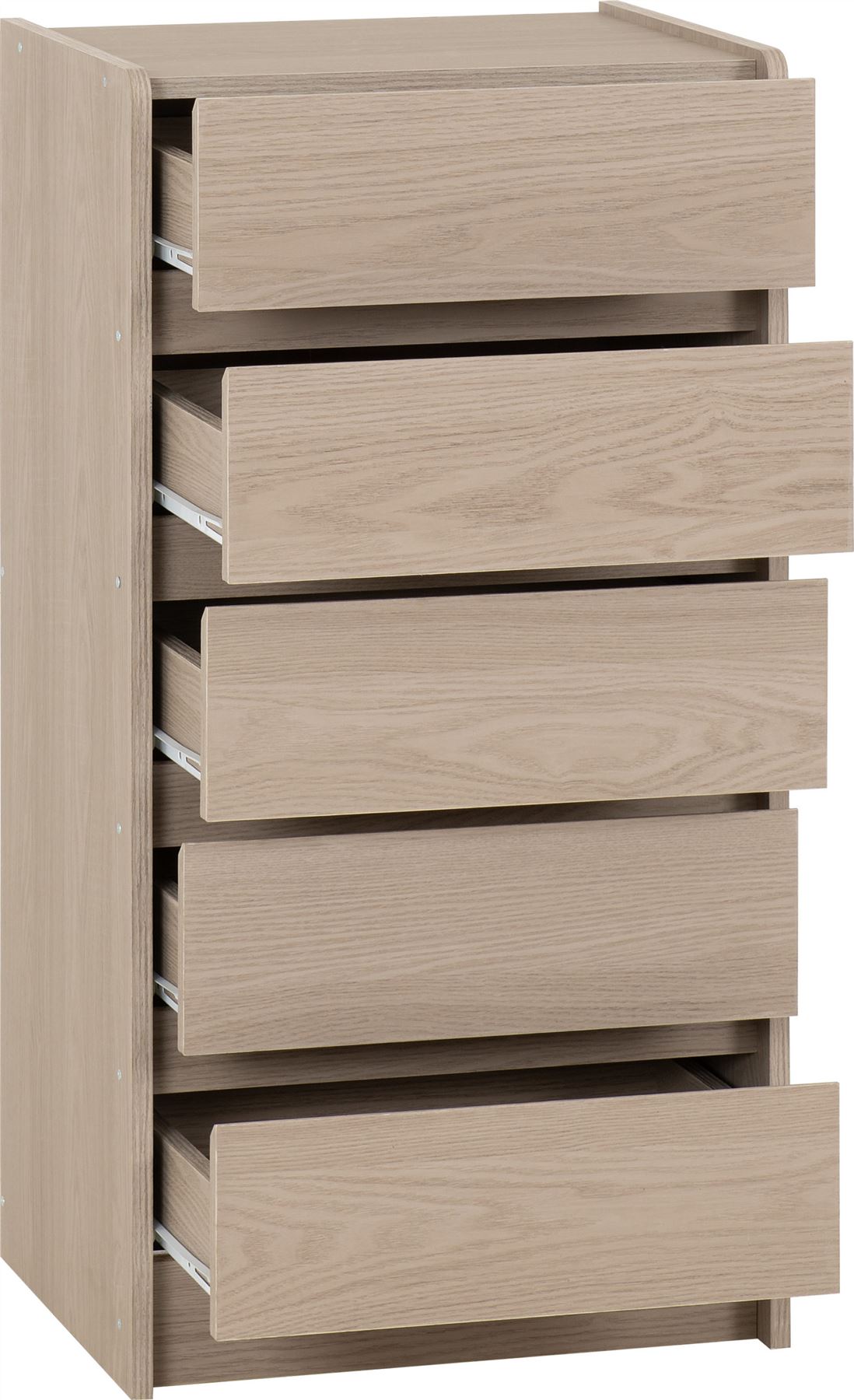 Paris 5 Drawer Chest - Seconique