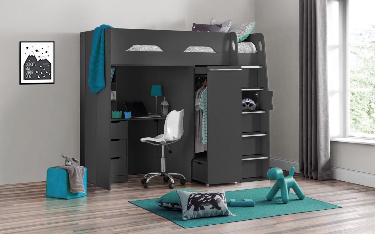 Pegasus High Sleeper Bed Frame - Julian Bowen