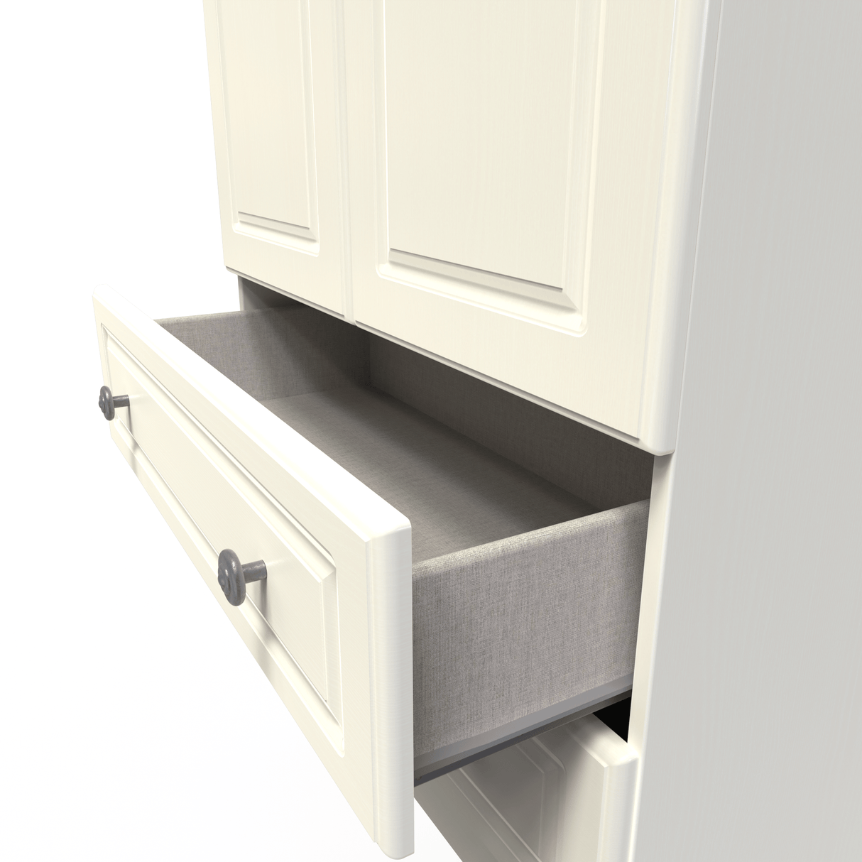 Pembroke 2 Door 2 Drawer Wardrobe - Welcome Furniture