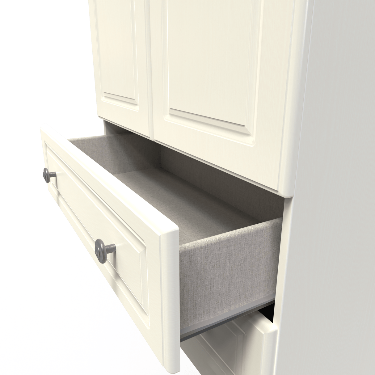Pembroke 2 Door 2 Drawer Wardrobe - Welcome Furniture