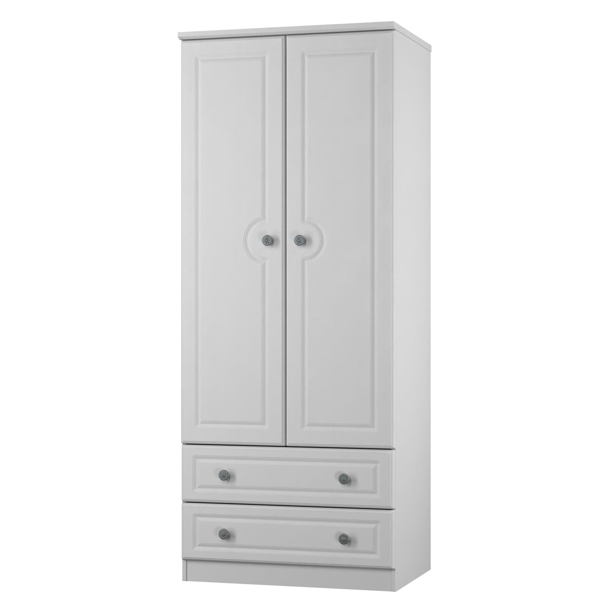 Pembroke 2 Door 2 Drawer Wardrobe - Welcome Furniture