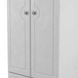Pembroke 2 Door 2 Drawer Wardrobe - Welcome Furniture