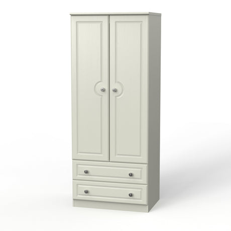 Pembroke 2 Door 2 Drawer Wardrobe - Welcome Furniture