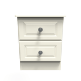 Pembroke 2 Drawer Bedside Cabinet - Welcome Furniture