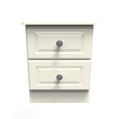 Pembroke 2 Drawer Bedside Cabinet - Welcome Furniture
