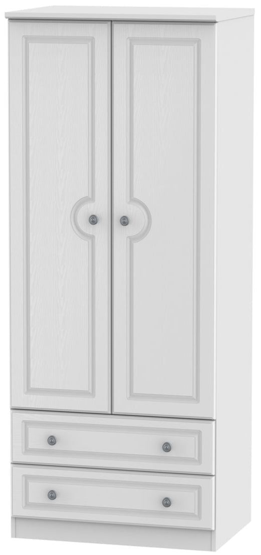 Pembroke 3 Drawer Bedside, 6 Drawer Chest & Wardrobe - Welcome Furniture