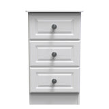 Pembroke 3 Drawer Bedside Cabinet - Welcome Furniture