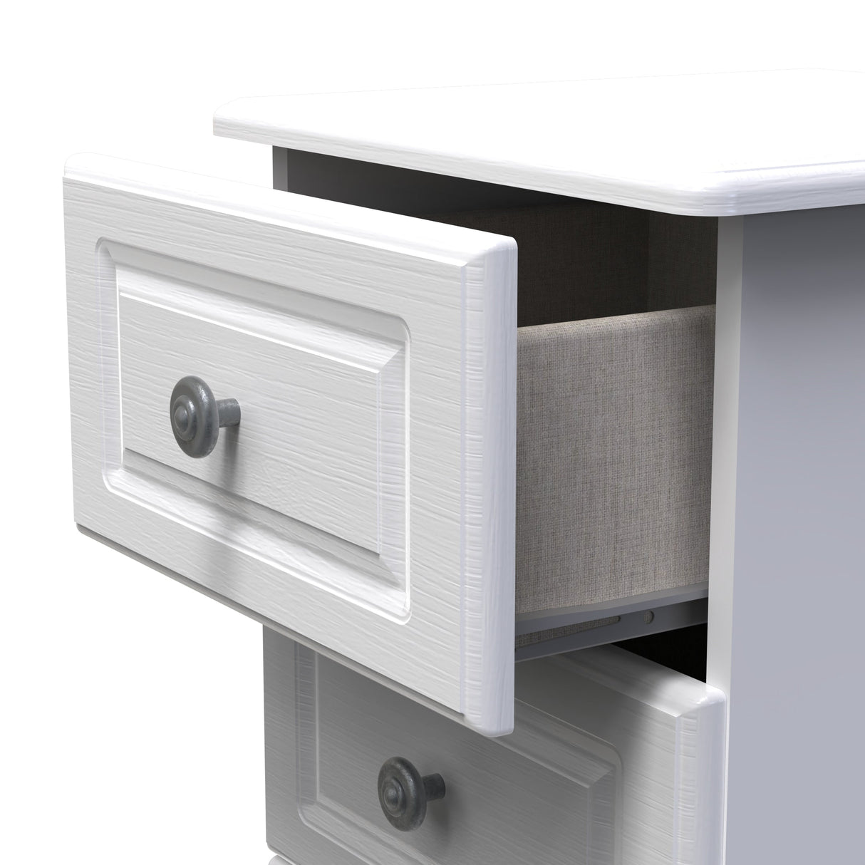 Pembroke 3 Drawer Bedside Cabinet - Welcome Furniture