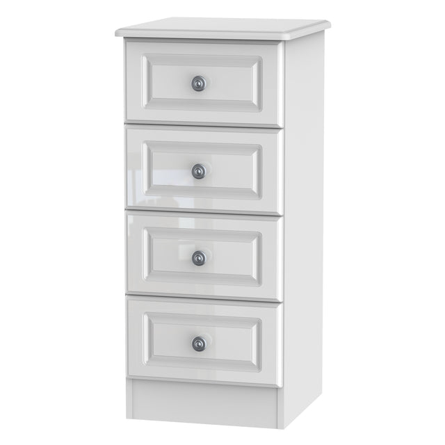 Pembroke 4 Drawer Bedside Cabinet - Welcome Furniture