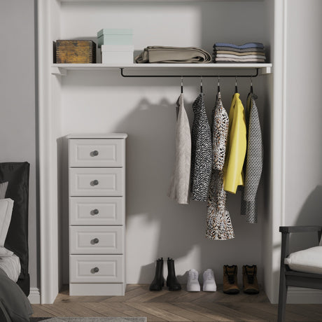 Pembroke 5 Drawer Narrow Chest - Welcome Furniture