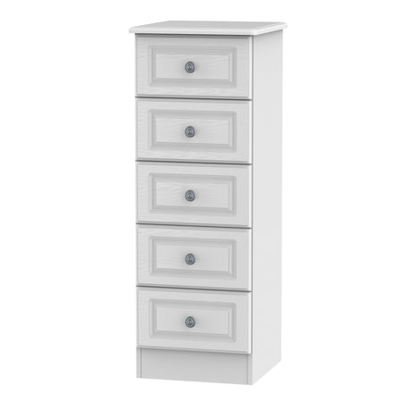 Pembroke 5 Drawer Narrow Chest - Welcome Furniture