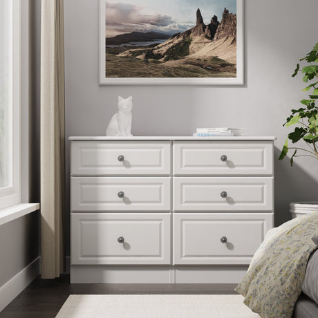 Pembroke 6 Drawer Midi Chest - Welcome Furniture
