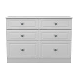 Pembroke 6 Drawer Midi Chest - Welcome Furniture