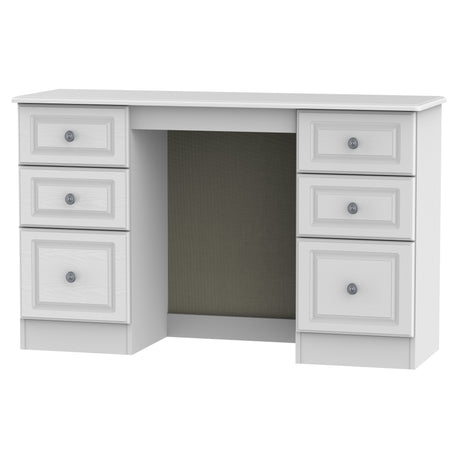 Pembroke Double Pedestal 6 Drawer Dressing Table - Welcome Furniture