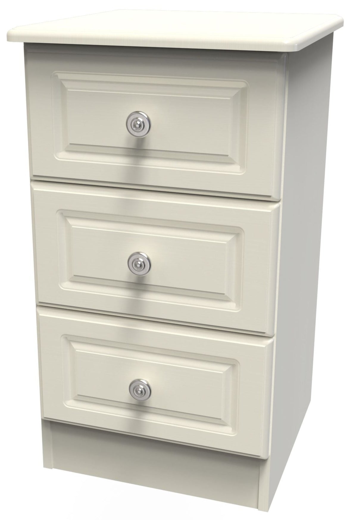 Pembroke Wardrobe, 3 Drawer Bedisde & 6 Drawer Chest - Welcome Furniture
