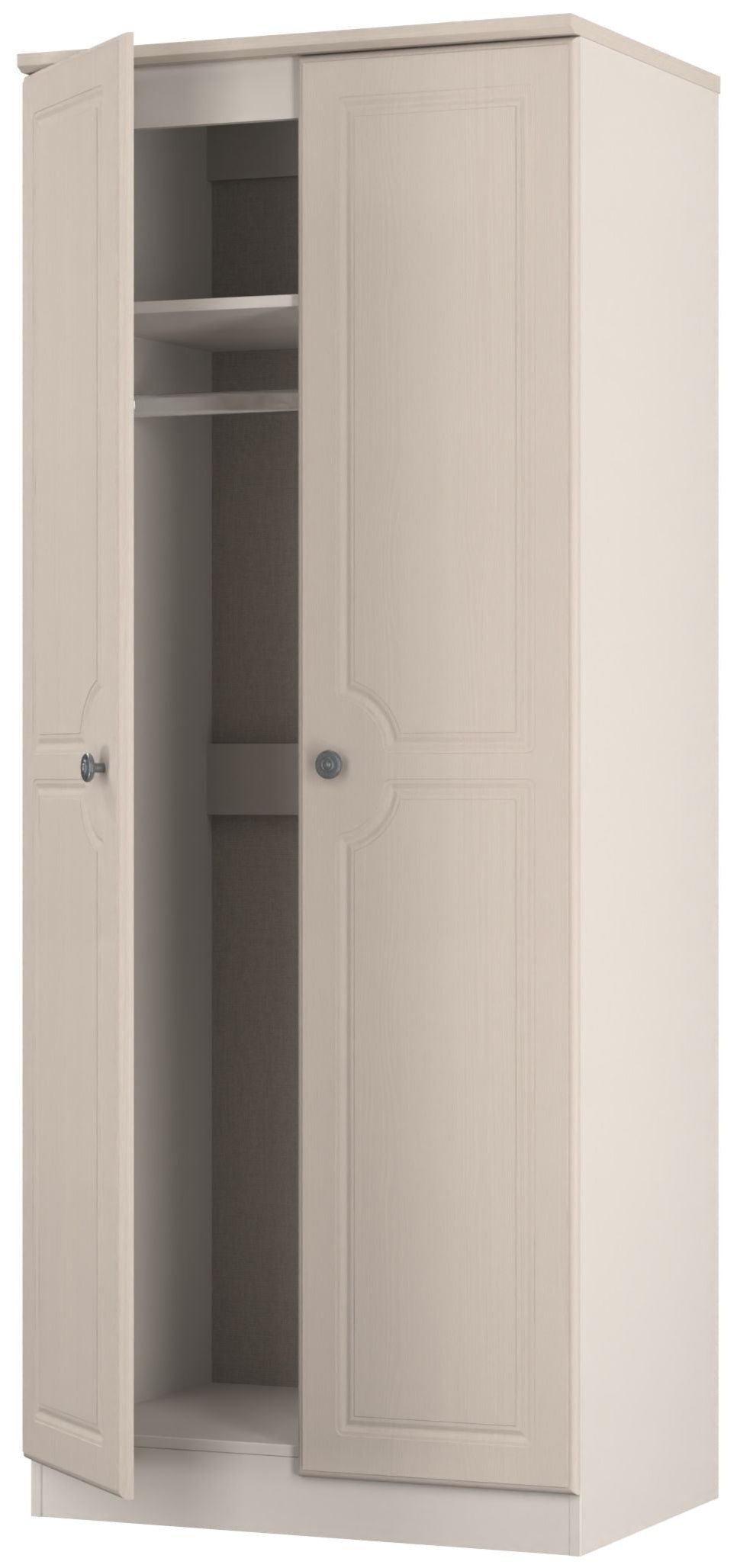 Pembroke Wardrobe, 3 Drawer Bedisde & 6 Drawer Chest - Welcome Furniture