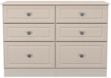 Pembroke Wardrobe, 3 Drawer Bedisde & 6 Drawer Chest - Welcome Furniture
