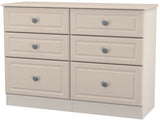 Pembroke Wardrobe, 3 Drawer Bedisde & 6 Drawer Chest - Welcome Furniture