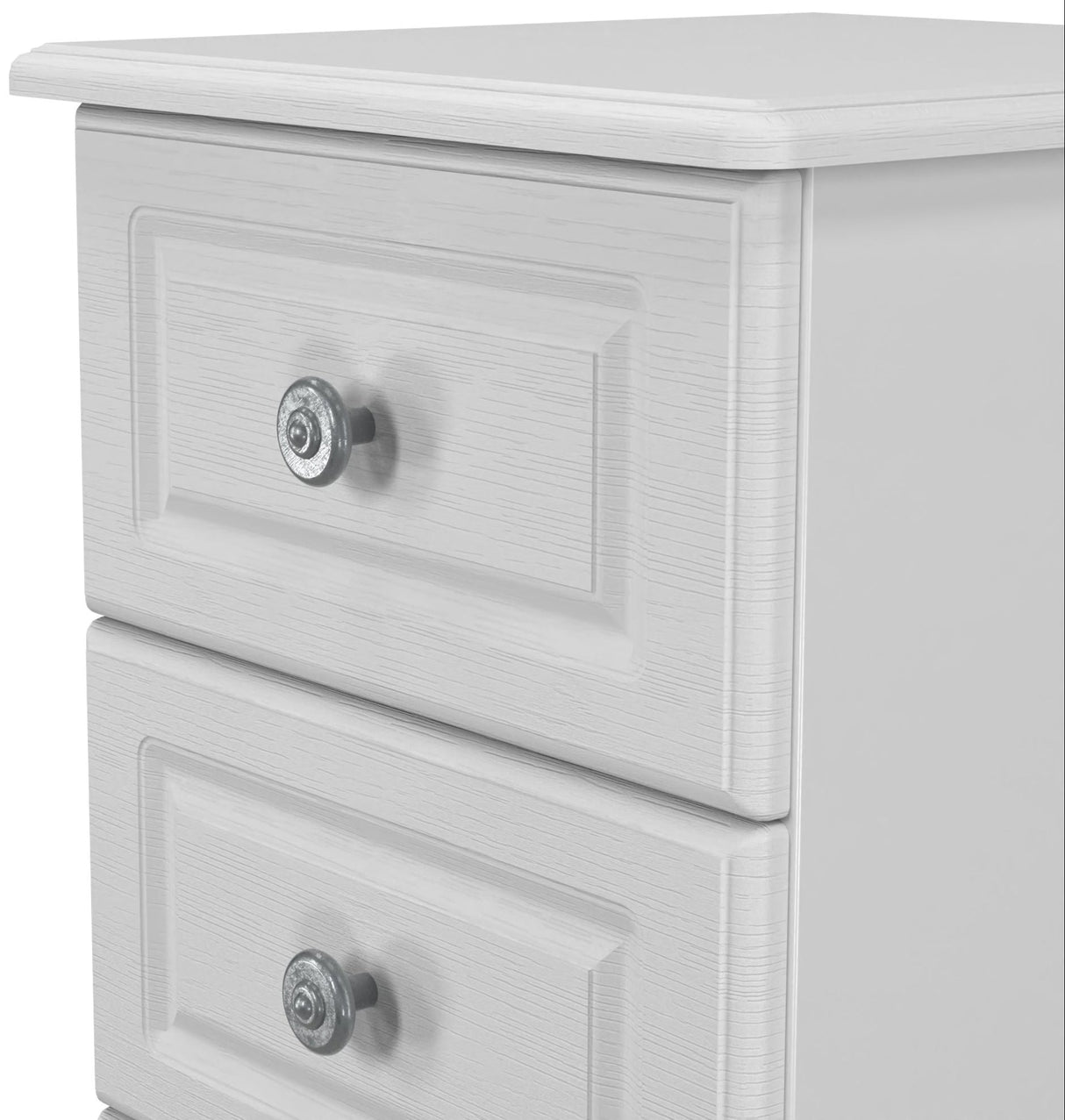 Pembroke Wardrobe, 3 Drawer Bedisde & 6 Drawer Chest - Welcome Furniture