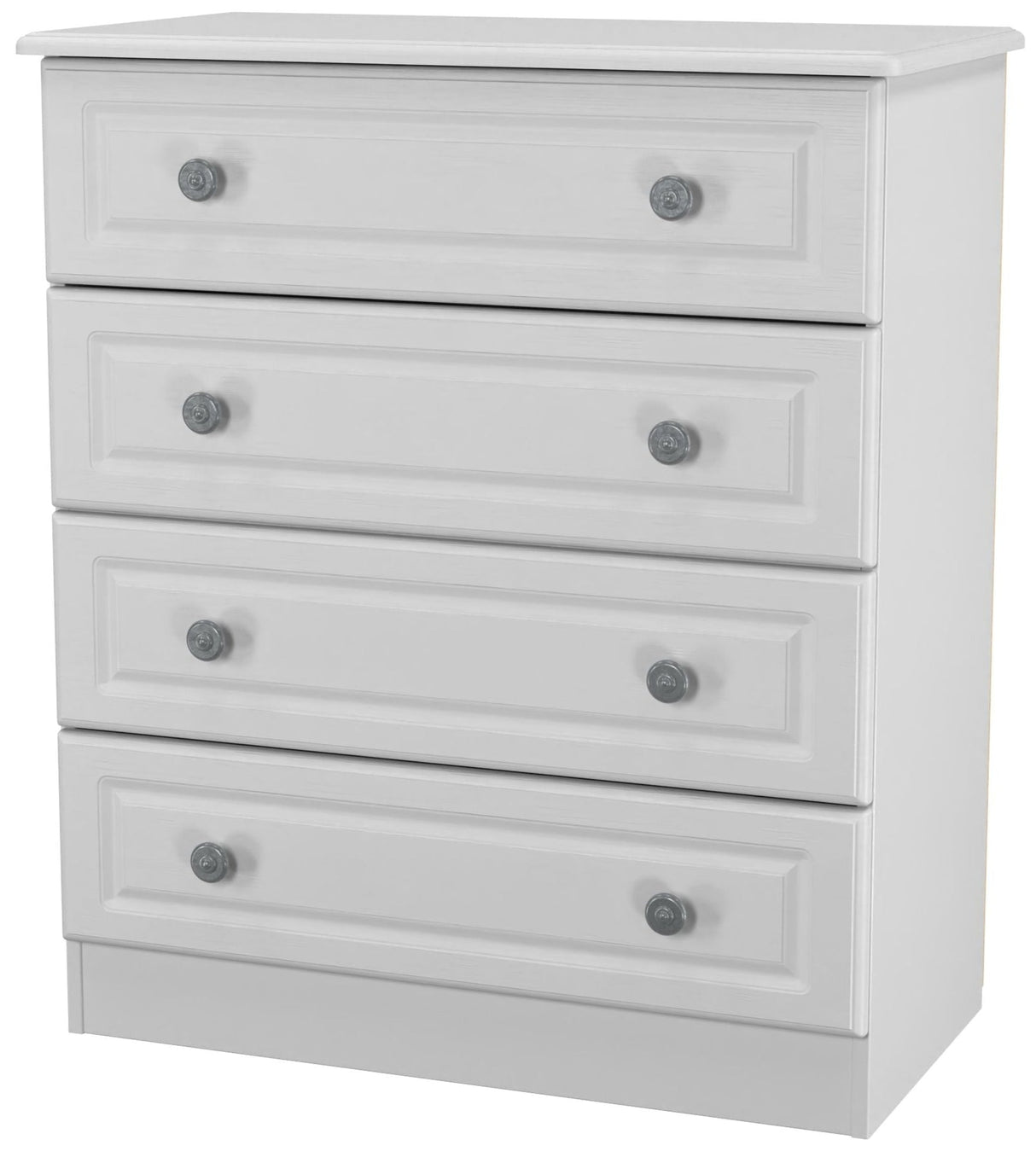 Pembroke Wardrobe, 3 Drawer Bedside & 4 Drawer Chest - Welcome Furniture
