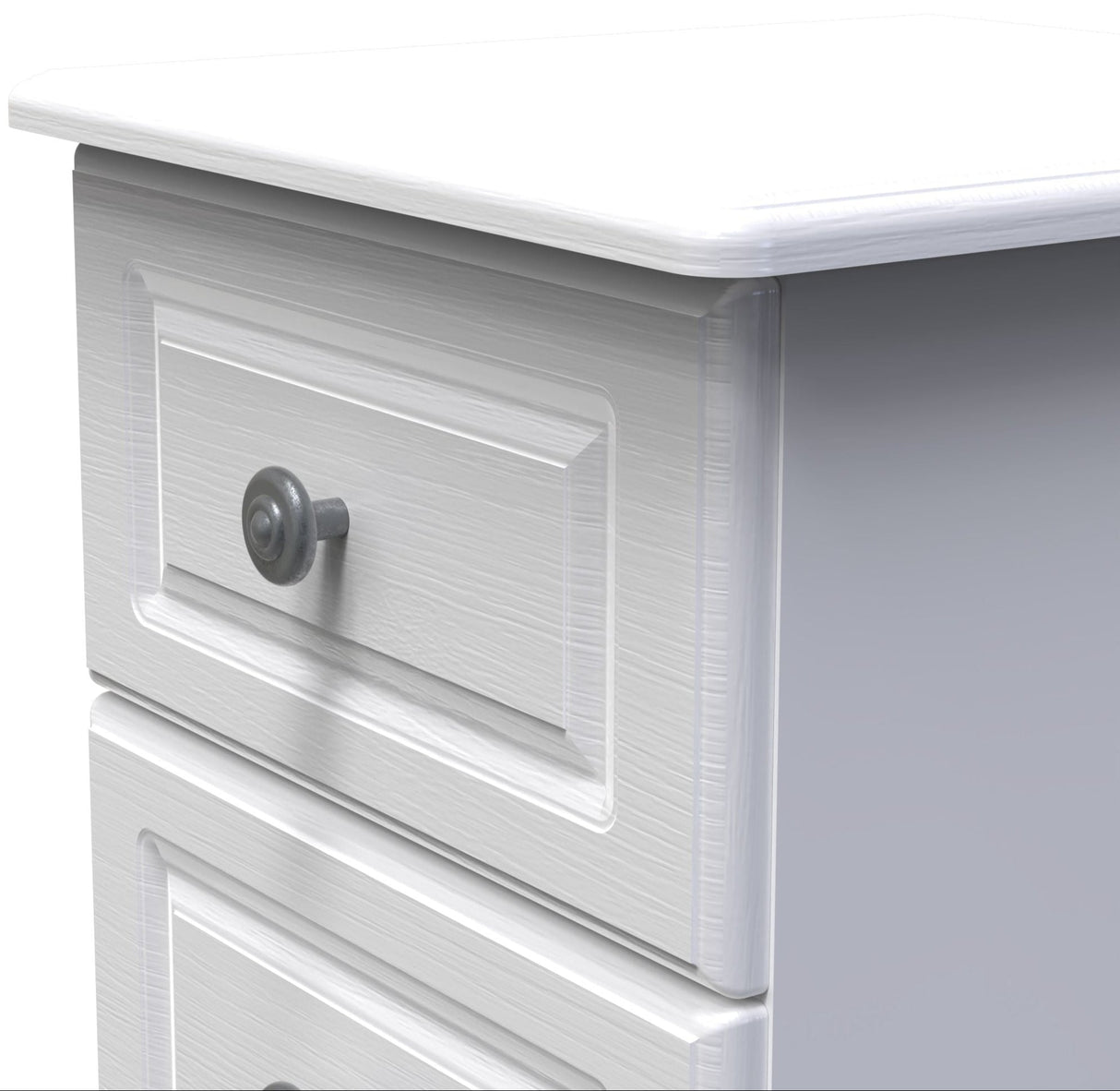 Pembroke Wardrobe, 3 Drawer Bedside & 4 Drawer Chest - Welcome Furniture