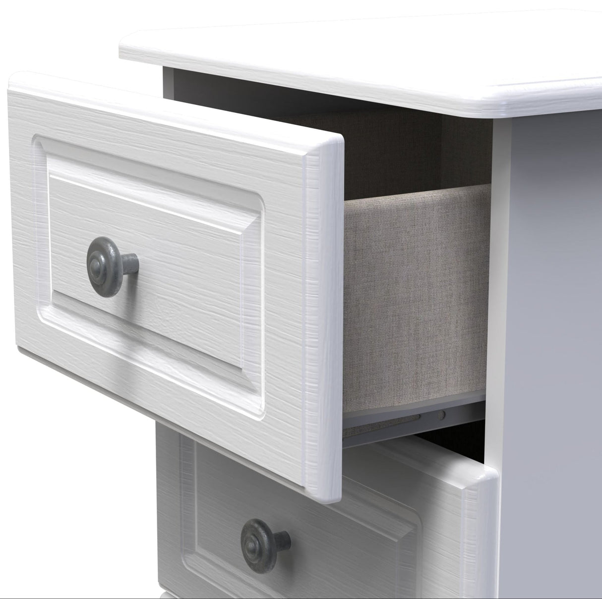 Pembroke Wardrobe, 3 Drawer Bedside & 4 Drawer Chest - Welcome Furniture