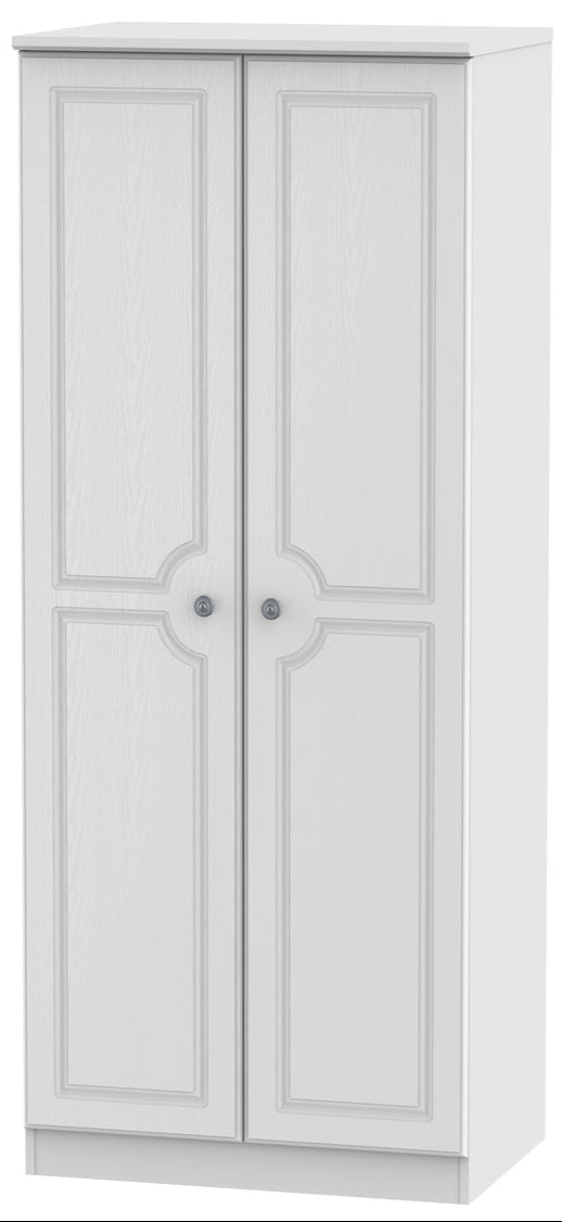 Pembroke Wardrobe, 3 Drawer Bedside & 4 Drawer Chest - Welcome Furniture
