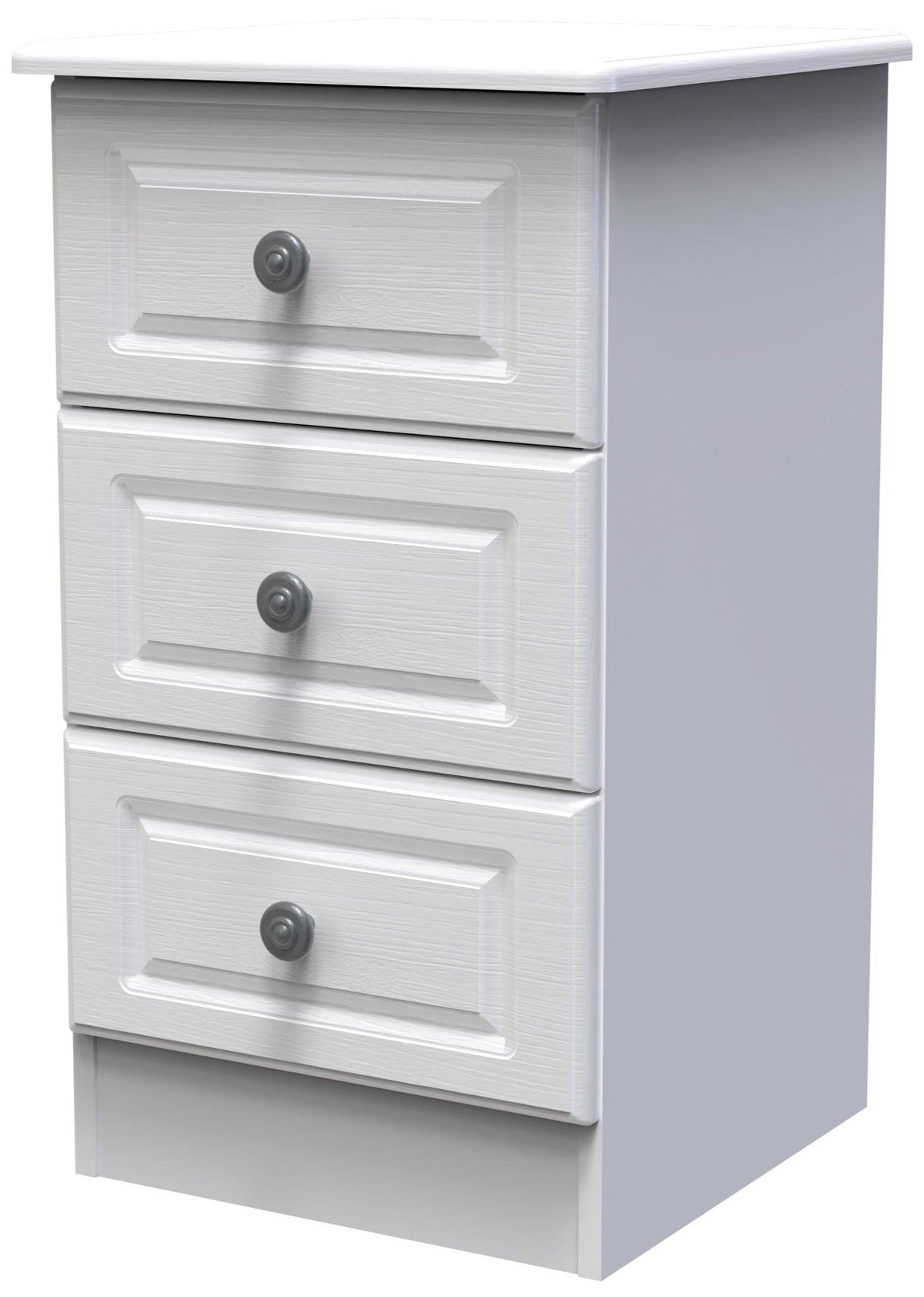 Pembroke Wardrobe, 3 Drawer Bedside & 4 Drawer Chest - Welcome Furniture
