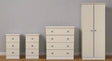 Pembroke Wardrobe, 3 Drawer Bedsides & 4 Drawer Chest - Welcome Furniture