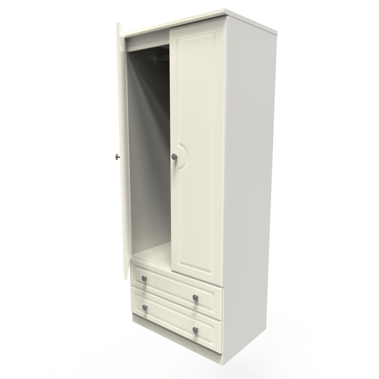 Pembroke Wardrobe, 3 Drawer Bedsides & 6 Drawer Chest - Welcome Furniture