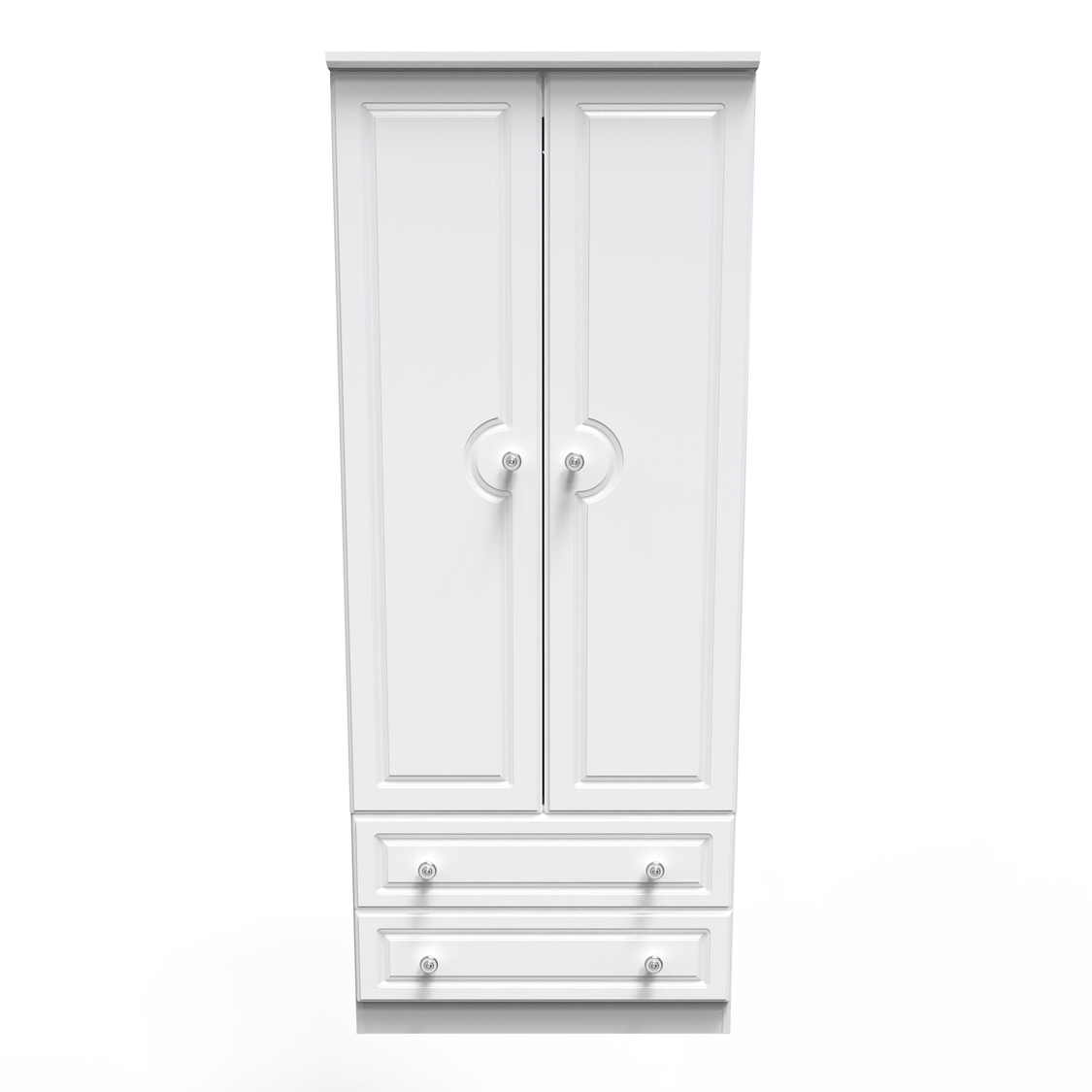 Pembroke Wardrobe, 3 Drawer Bedsides & 6 Drawer Chest - Welcome Furniture