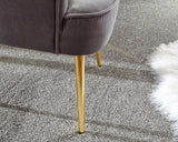 Pettine Velvet Chair