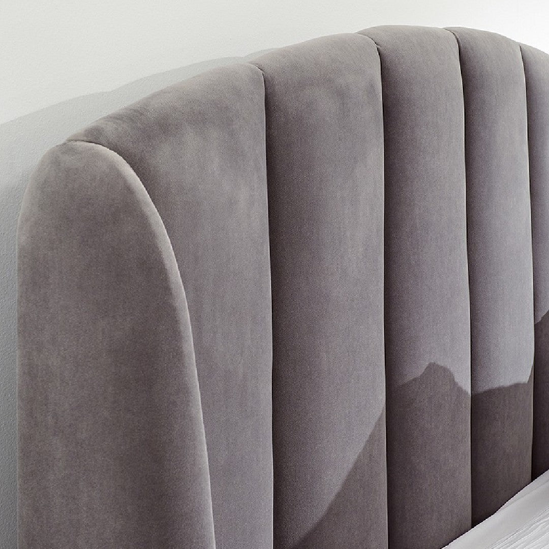 Pettine Velvet Ottoman Bed - GFW