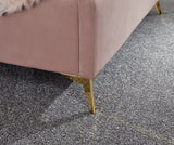 Pettine Velvet Ottoman Bed - GFW
