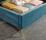 Pettine Velvet Ottoman Bed - GFW