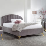 Pettine Velvet Ottoman Bed - GFW