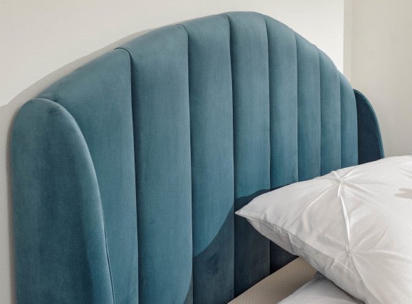 Pettine Velvet Ottoman Bed - GFW