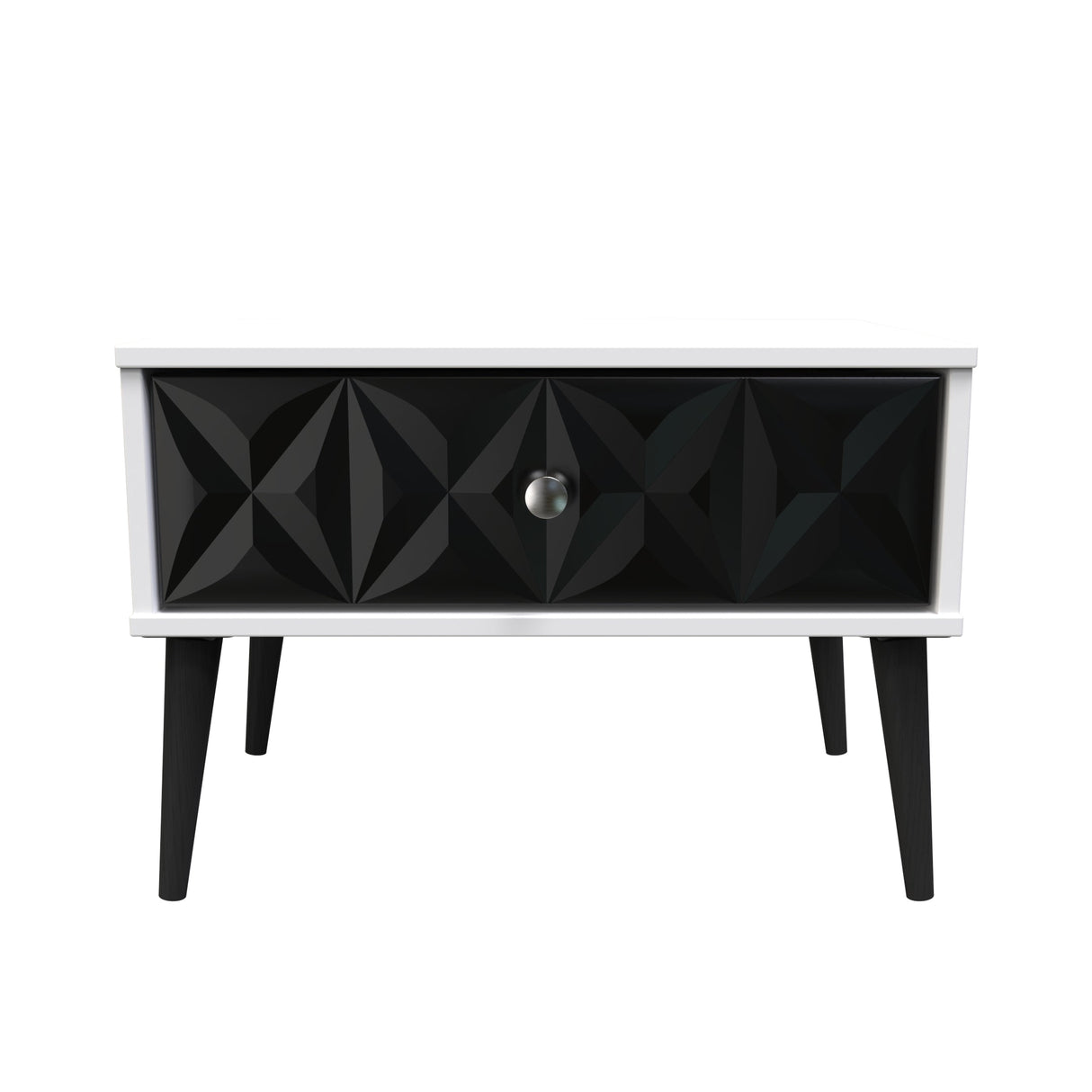 Pixel 1 Drawer Midi Chest with Dark Scandinavian Legs - Welcome Furniture