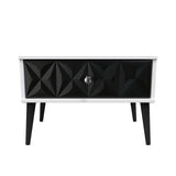 Pixel 1 Drawer Midi Chest with Dark Scandinavian Legs - Welcome Furniture