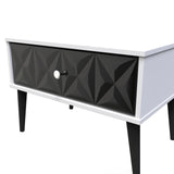 Pixel 1 Drawer Midi Chest with Dark Scandinavian Legs - Welcome Furniture